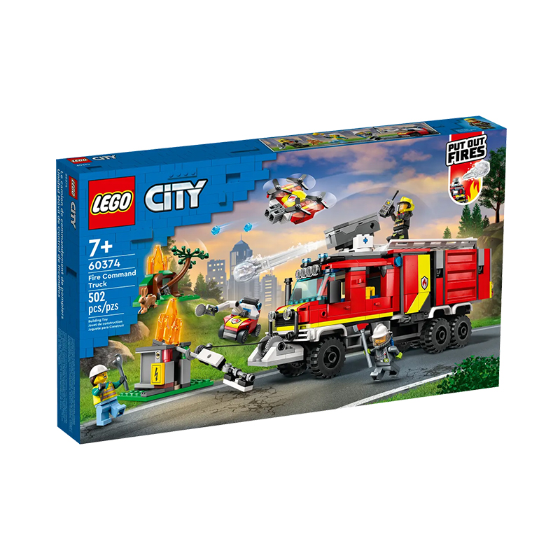 LEGO® Fire Command Truck – Unidad Móvil de Control de Incendios