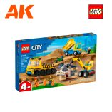 LEGO60391 Construction Trucks and Wrecking Ball Crane