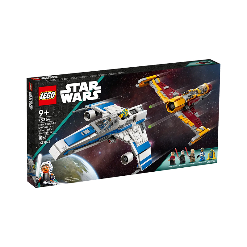 LEGO® New Republic E-Wing™ vs. Shin Hati’s Starfighter™ – Ala-E de la Nueva República vs. Caza Estelar de Shin Hati