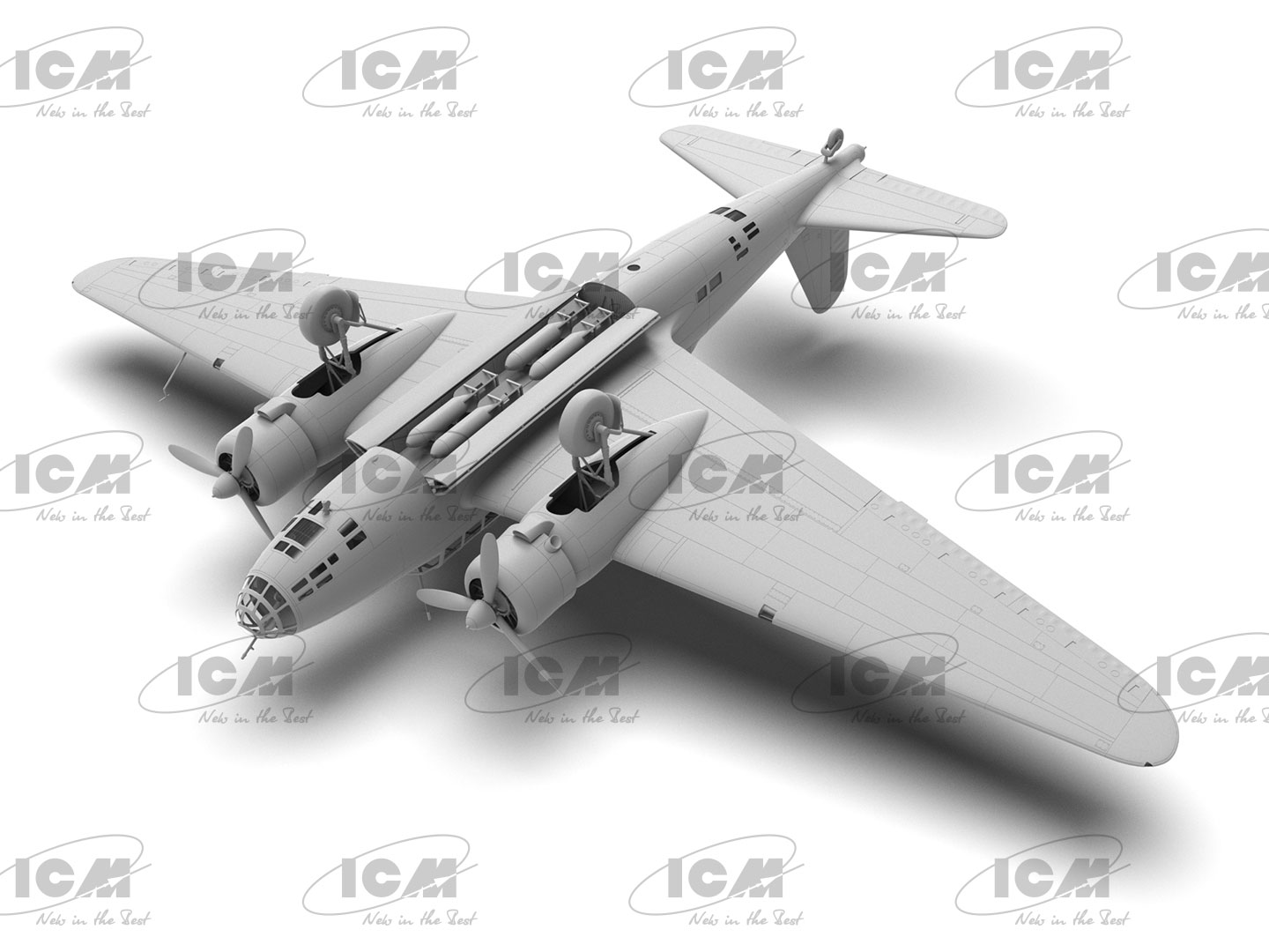 ICM 48195 Ki-21-Ib ‘Sally’ Japanese Heavy Bomber 1/48 model kit