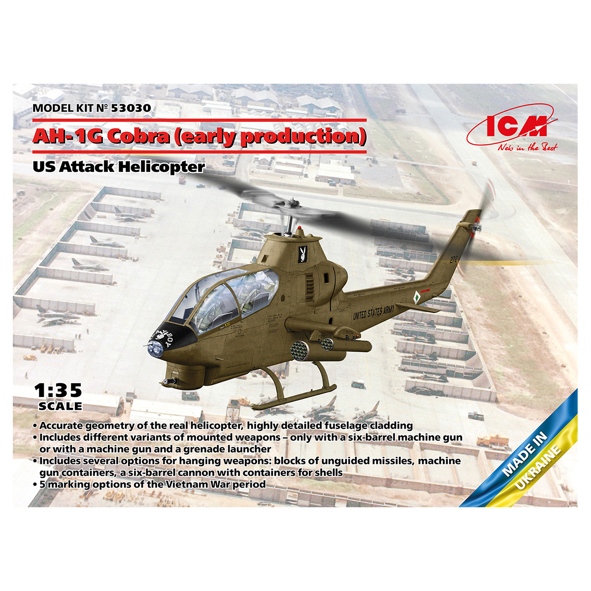 AH-1G Cobra (early production), US Attack Helicopter 1/35