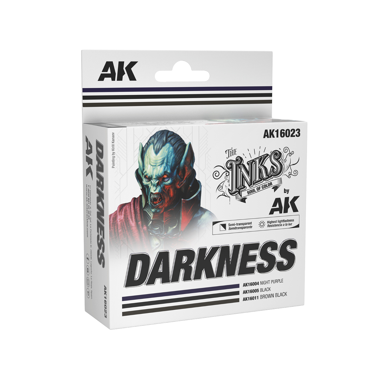 SET DE TINTAS OSCURAS – DARKNESS INK SET