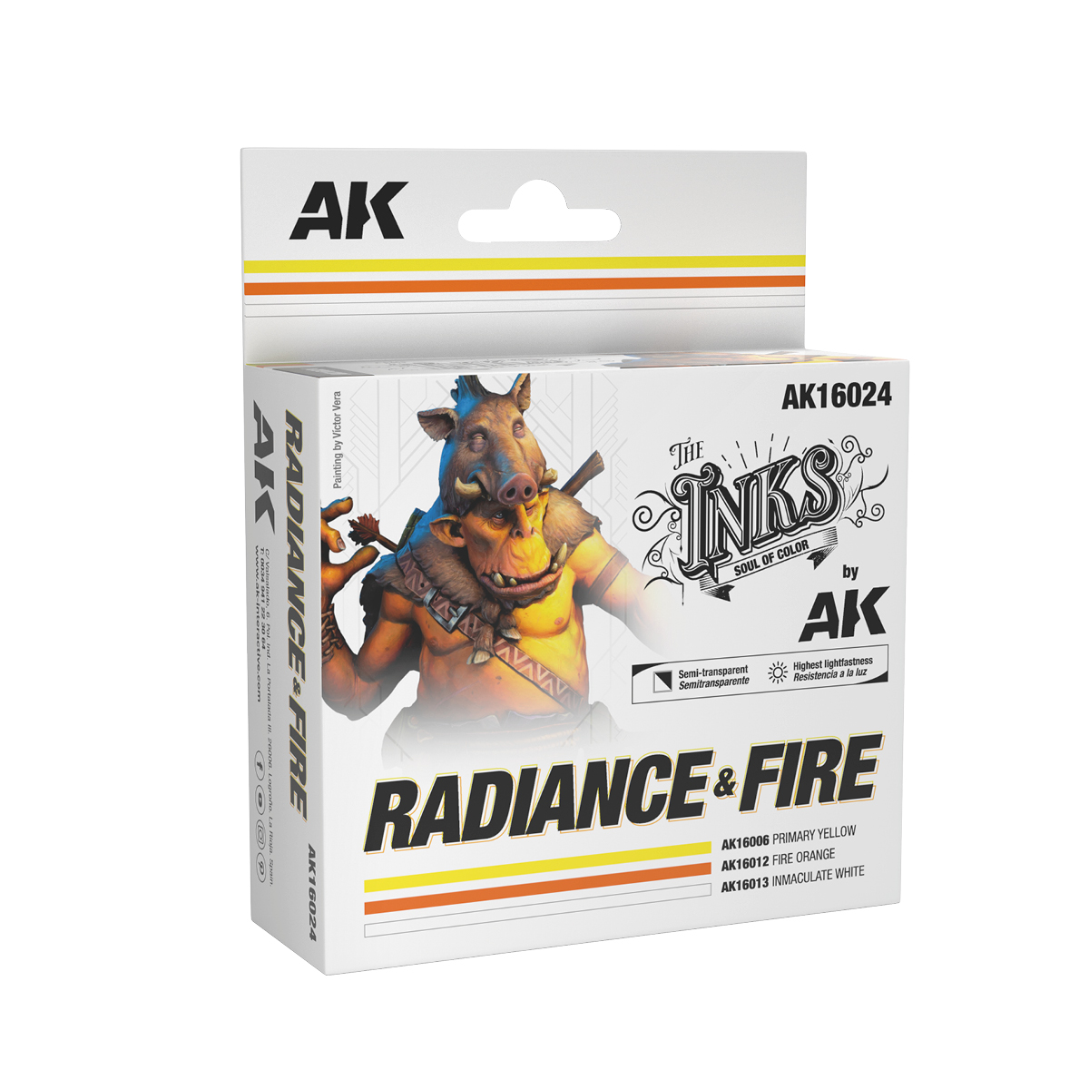 SET DE TINTAS DE RESPLANDOR Y FUEGO – RADIANCE & FIRE INK SET