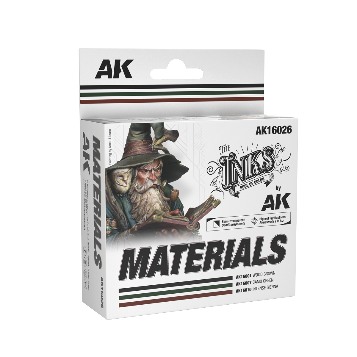 SET DE TINTAS PARA MATERIALES – MATERIALS INK SET