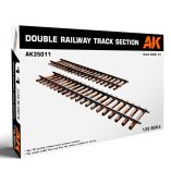 AK35011 DOUBLE RAILWAY TRACK SECTION