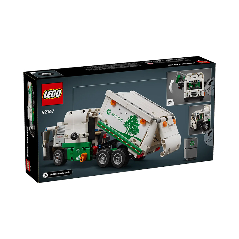 LEGO® Mack® LR Electric Garbage Truck – Camión de Residuos Mack® LR Electric