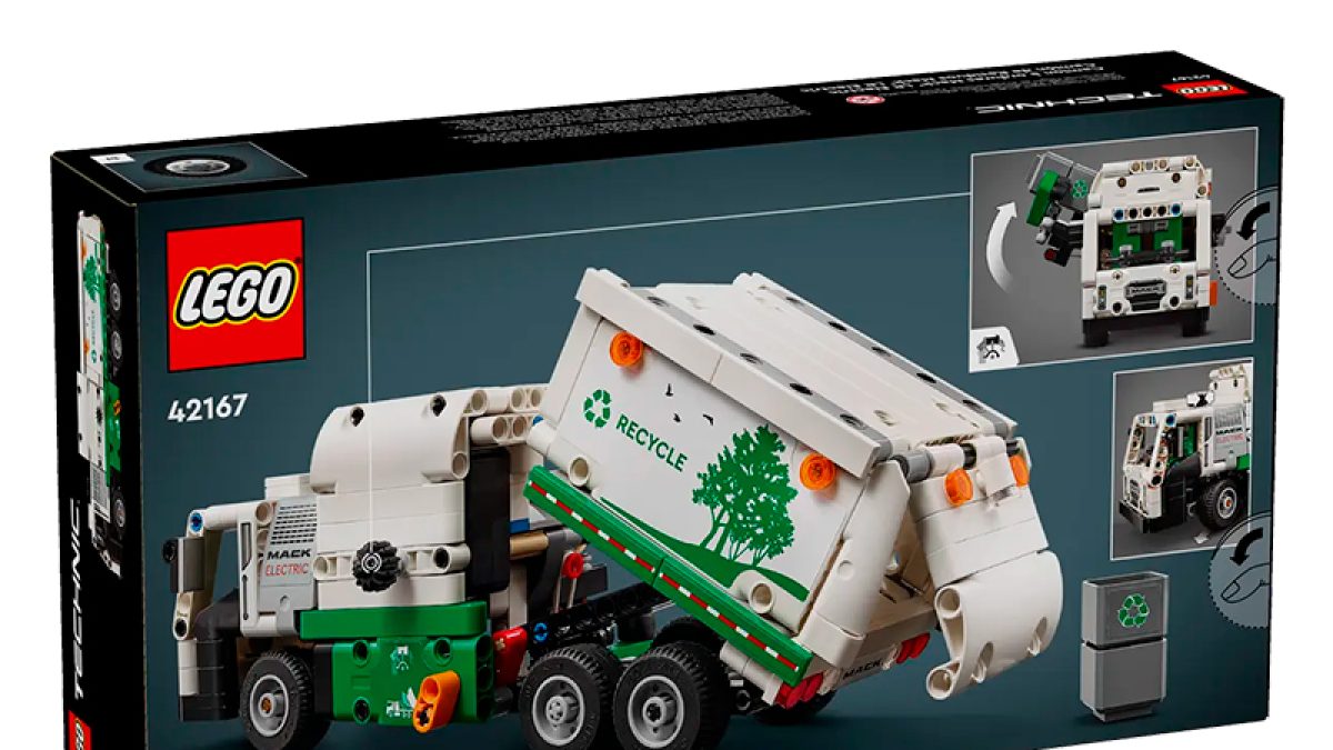 Lego mack store garbage truck