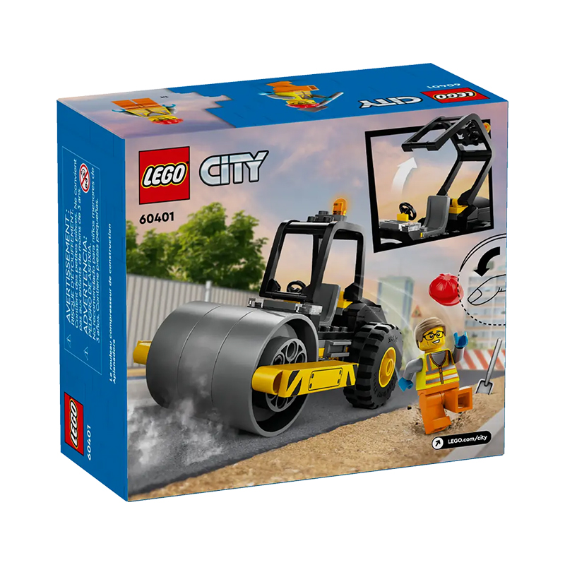 LEGO® Construction Steamroller – Apisonadora