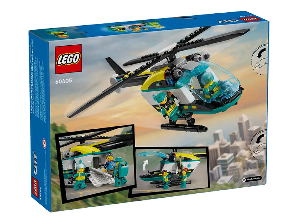 Helicóptero de 2024 rescate lego