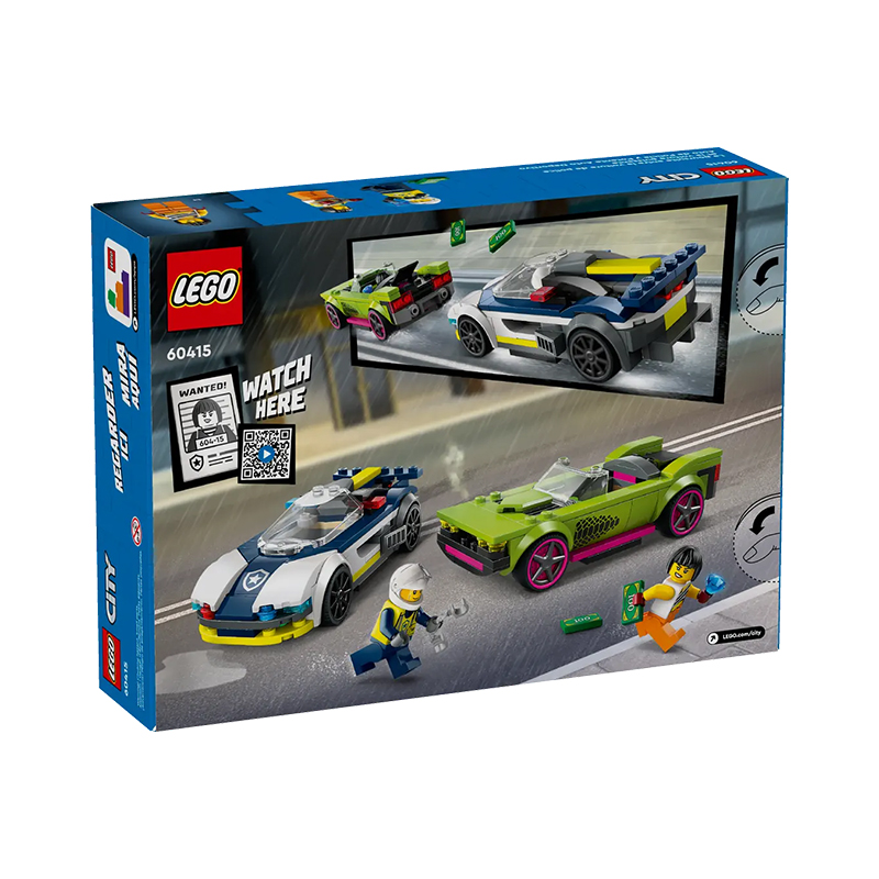 LEGO® Police Car and Muscle Car Chase – Coche de Policía y Potente Deportivo