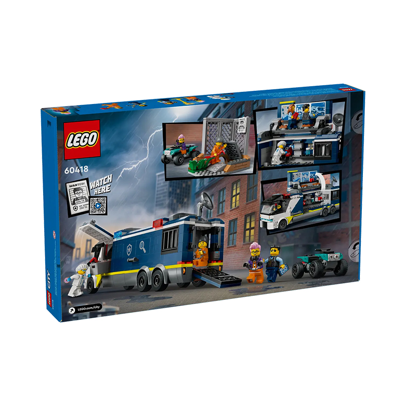 LEGO® Police Mobile Crime Lab Truck – Laboratorio de Criminología Móvil de la Policía