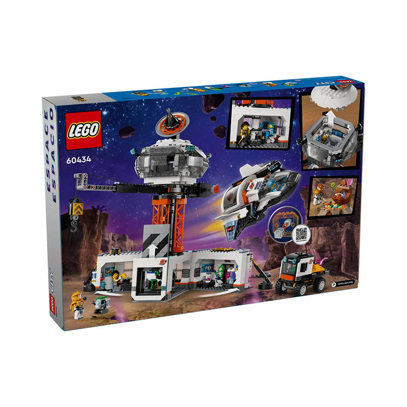 LEGO® Space Base and Rocket Launchpad – Base Espacial y Plataforma de Lanzamiento