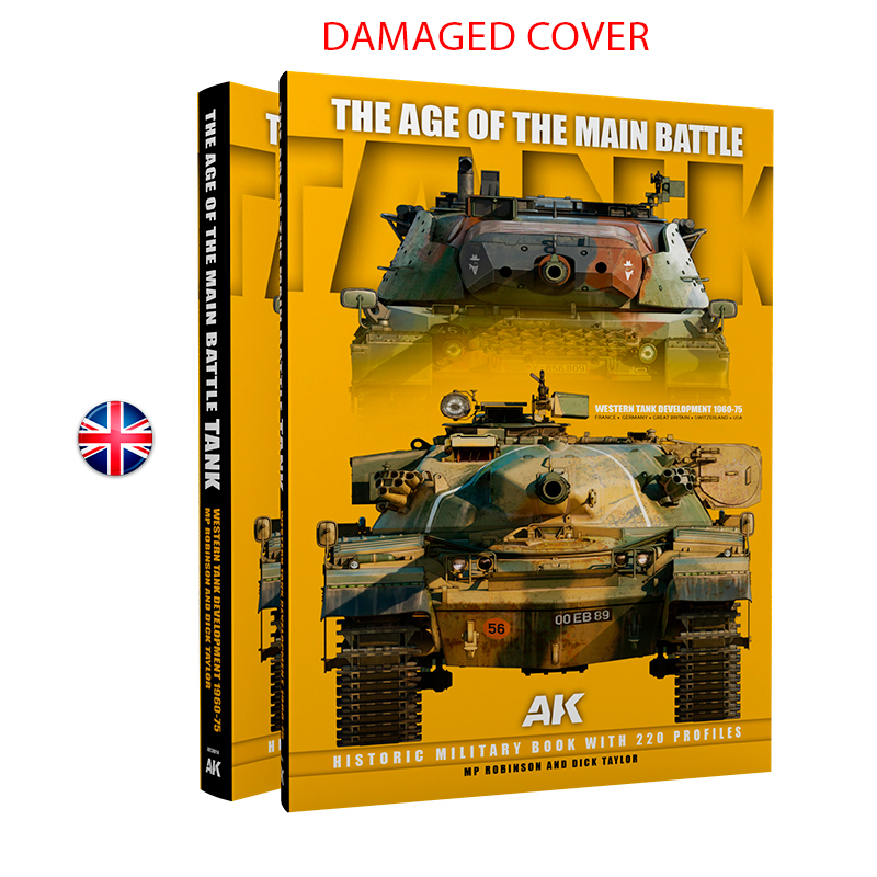 THE AGE OF THE MAIN BATTLE TANK (Damaged cover)