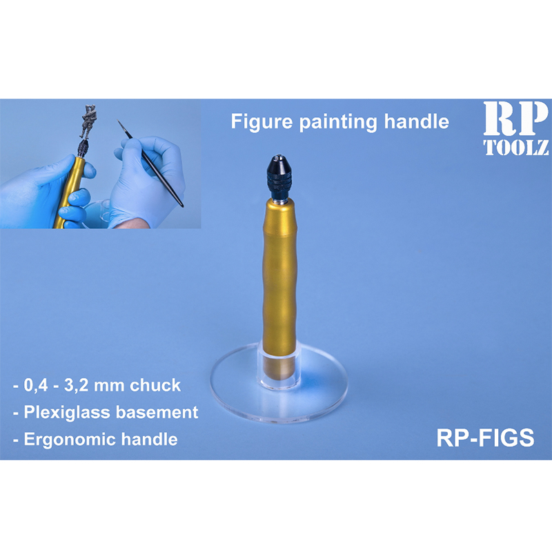 RP TOOLZ RP-FIGS Figure paiting handle with acrylic basement – Mango para pintar figuras con base acrílica