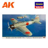 VIN-HASE 09800 HASEGAWA 1/48 Mitsubishi A6M2b Zero Fighter Type 21 'The Battle of The South Pacific'