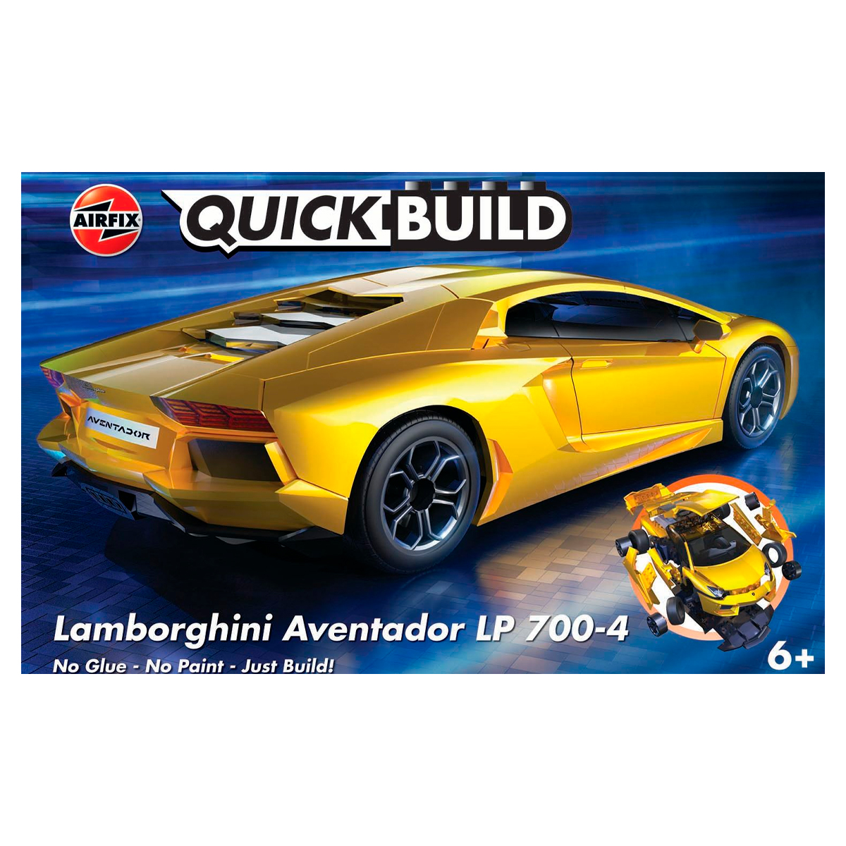 QUICKBUILD Lamborghini Aventador – Yellow