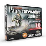 AK11781 GERMAN PANZERGRENADIER DIVISION EUROPE - WARGAME STARTER SET
