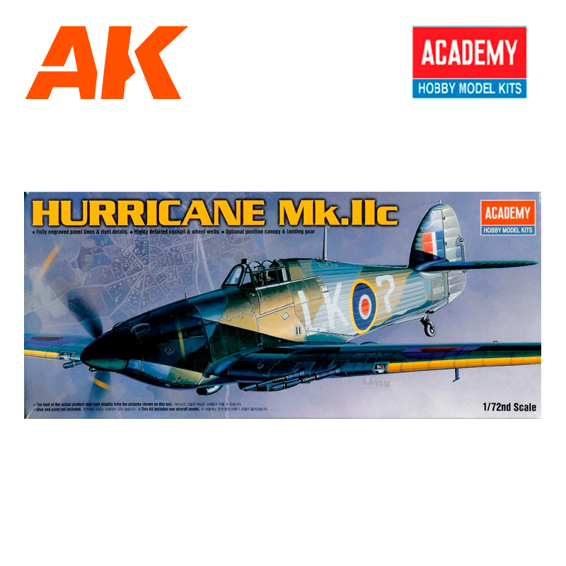 ACADEMY 1/72 Hurricane Mk.IIc