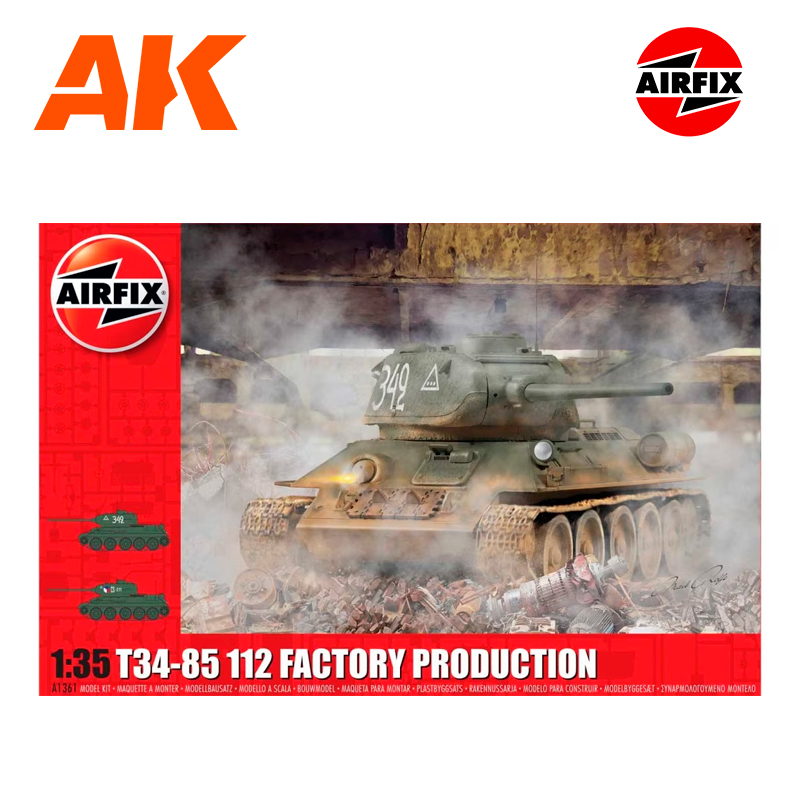 AIRFIX 1/35 T34/85 112 Factory Production