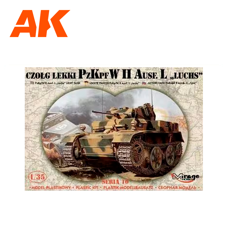 Mirage Hobby 1/35 Pz.Kpfw. II Ausf. L “LUCHS’ Light tank