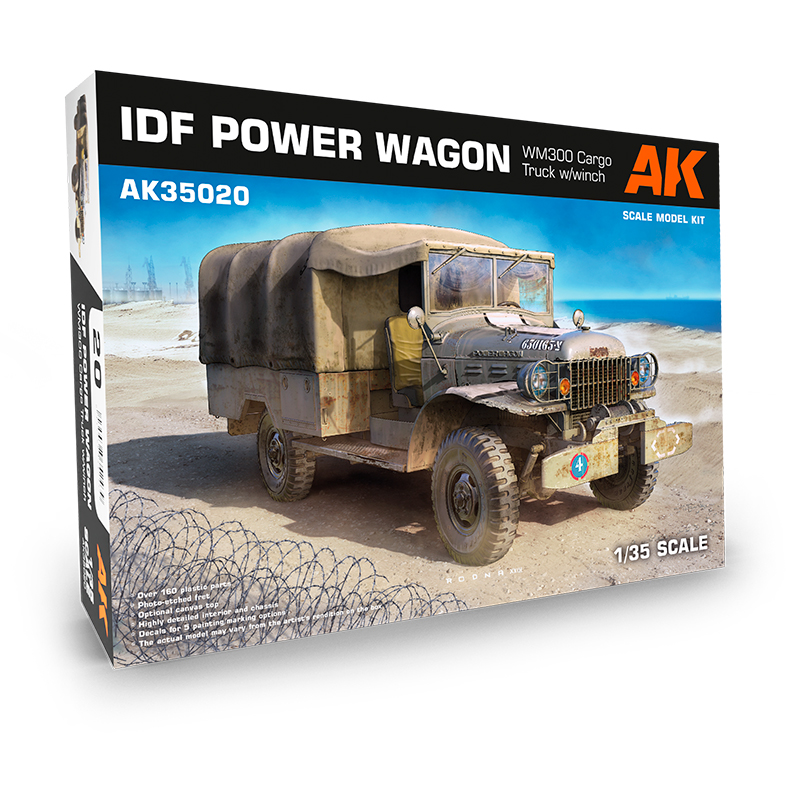IDF POWER WAGON WM300 CARGO TRUCK W/WINCH 1/35