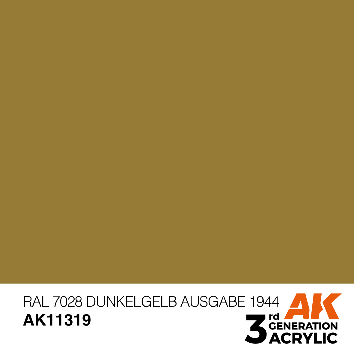 RAL 7028 DUNKELGELB AUSGABE 1944 – AFV