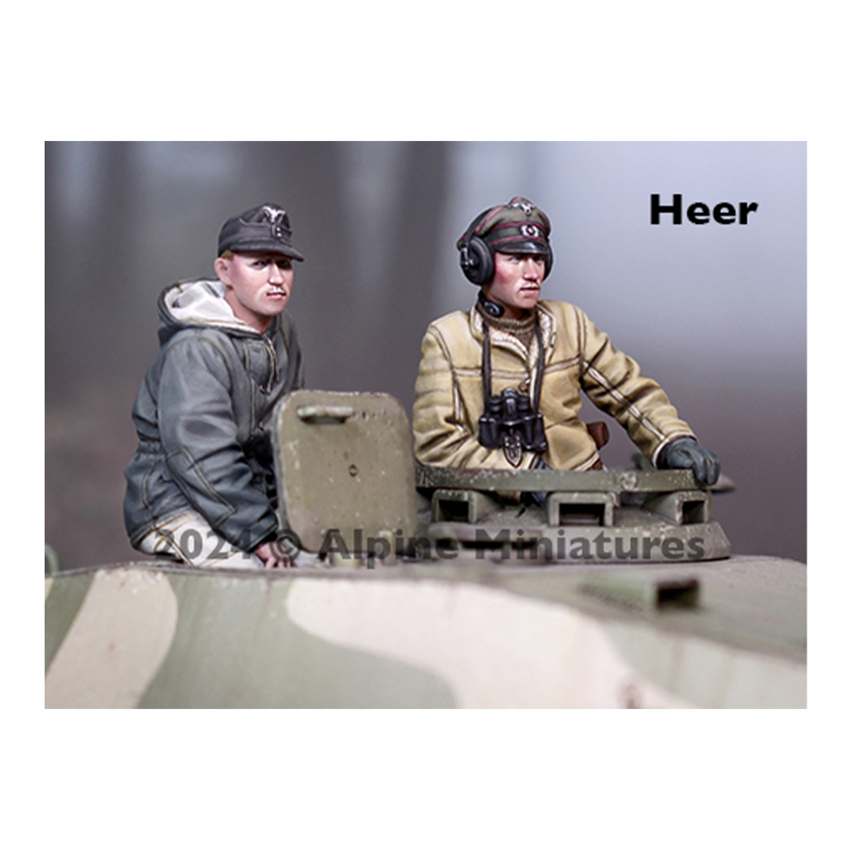 German Panzer Crew Set (2 fig) 1/35