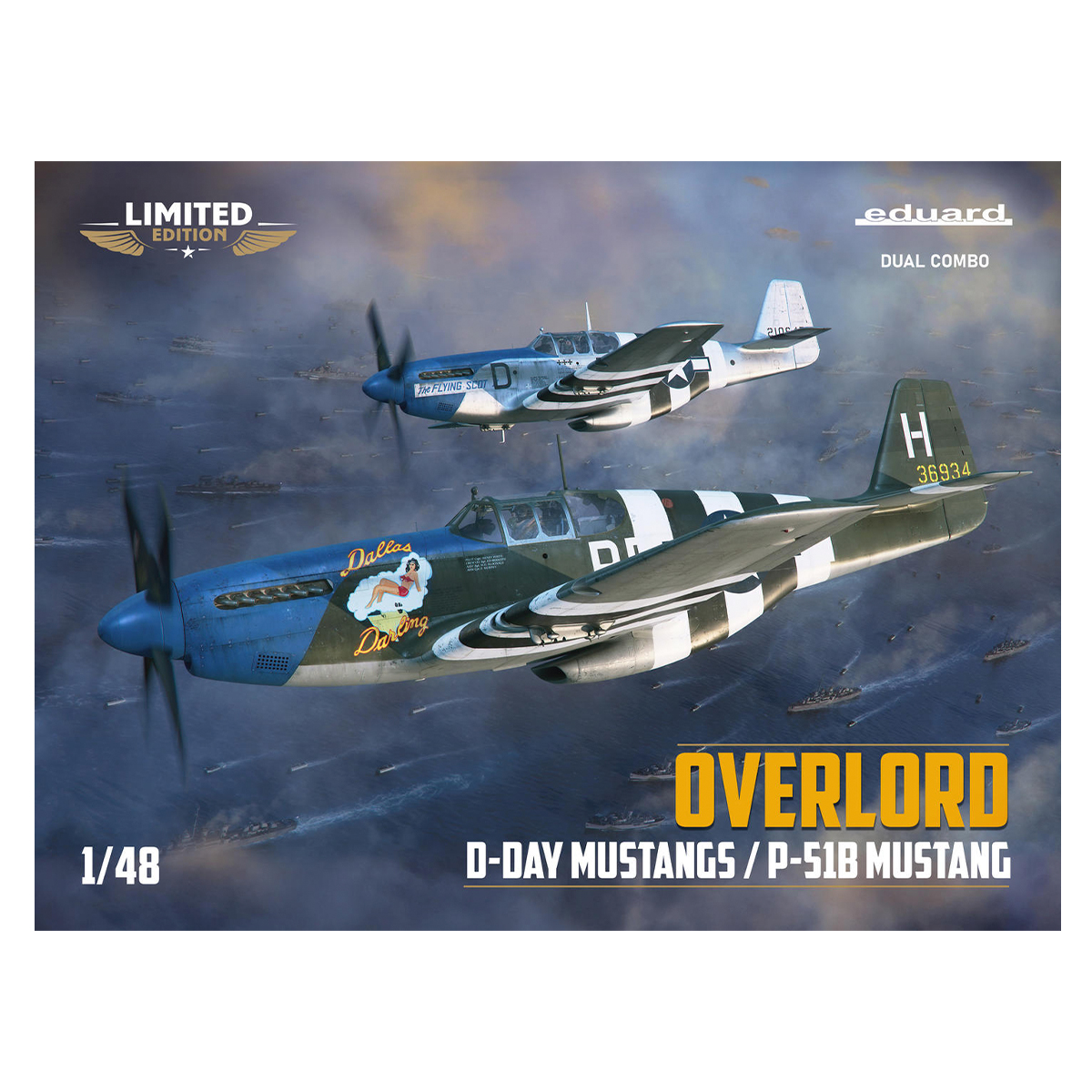 OVERLORD: D-DAY MUSTANGS/P-51B MUSTANG  DUAL COMBO 1/48 	  8