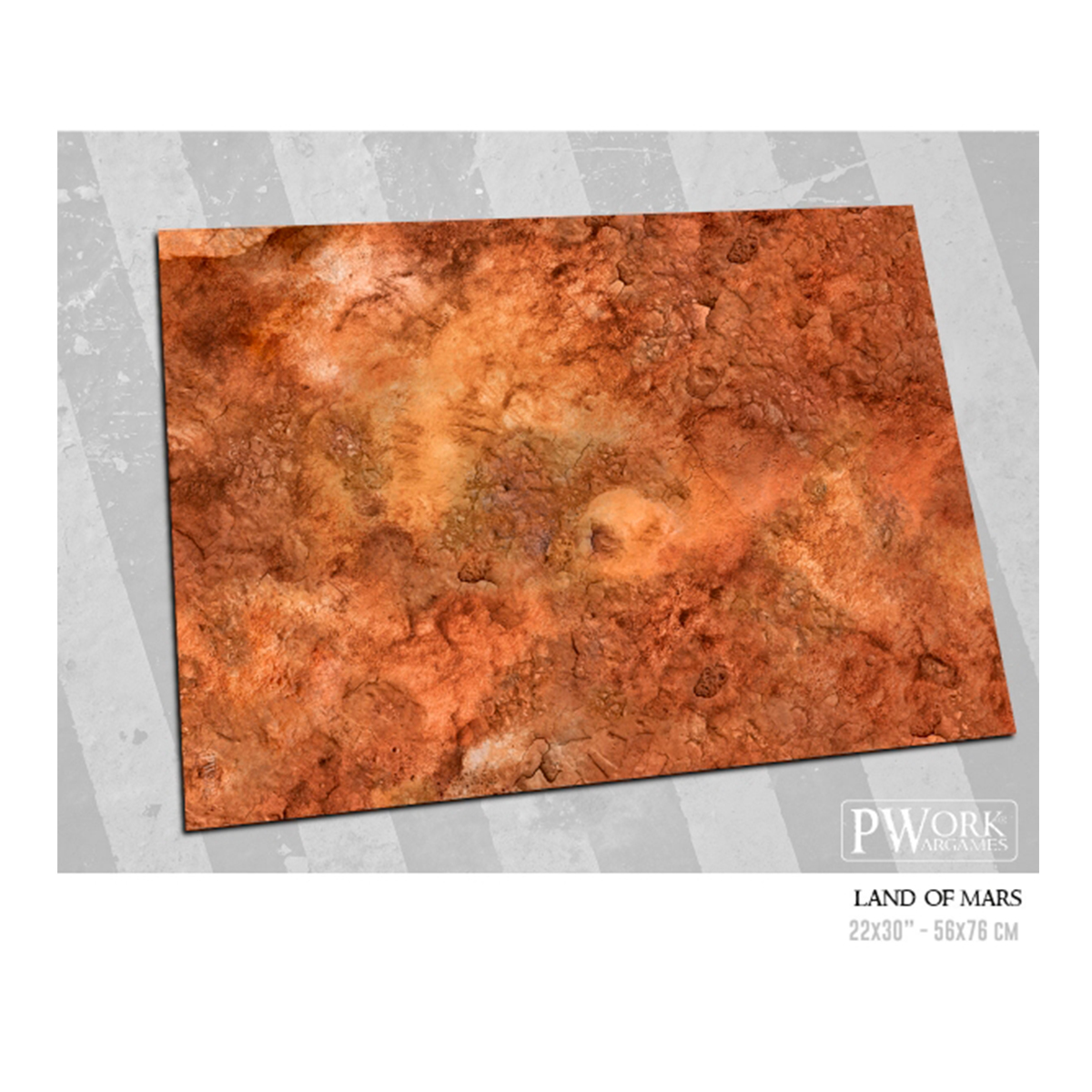 Neoprene Mat Lands of Mars 22×30″