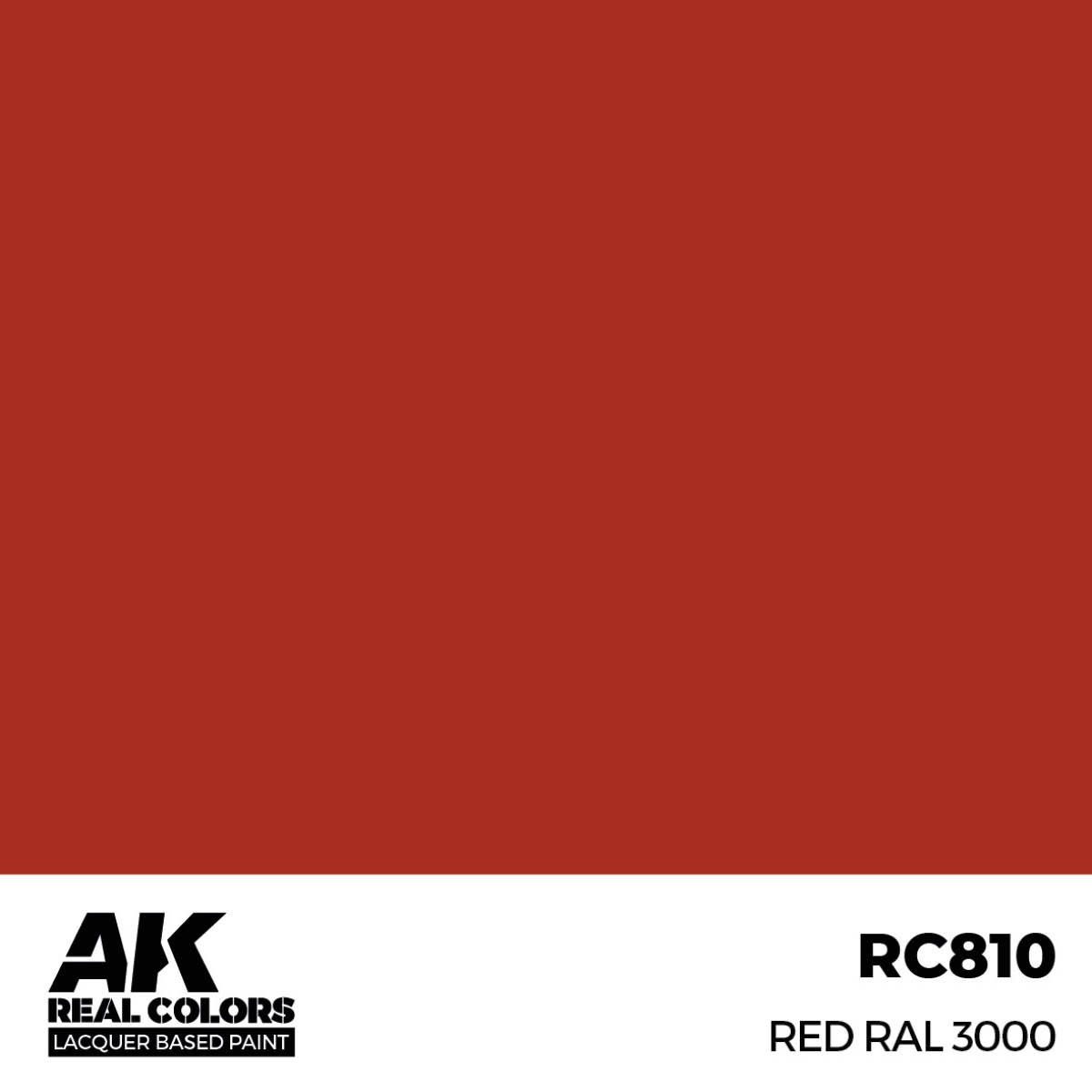 Red RAL 3000