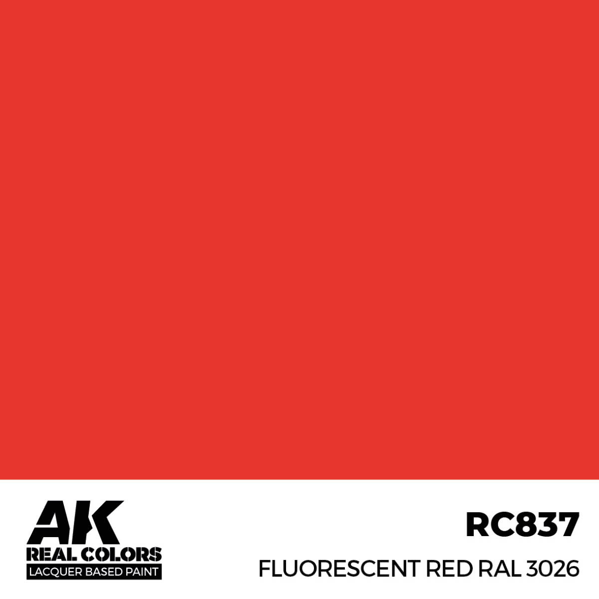 Fluorescent Red RAL 3026