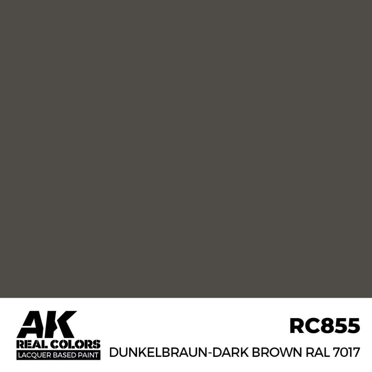 Dunkelbraun-Dark Brown RAL 7017