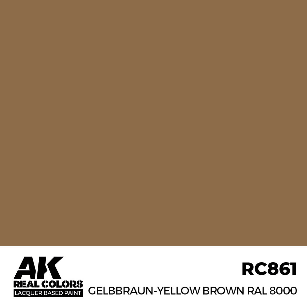 Gelbbraun-Yellow Brown RAL 8000