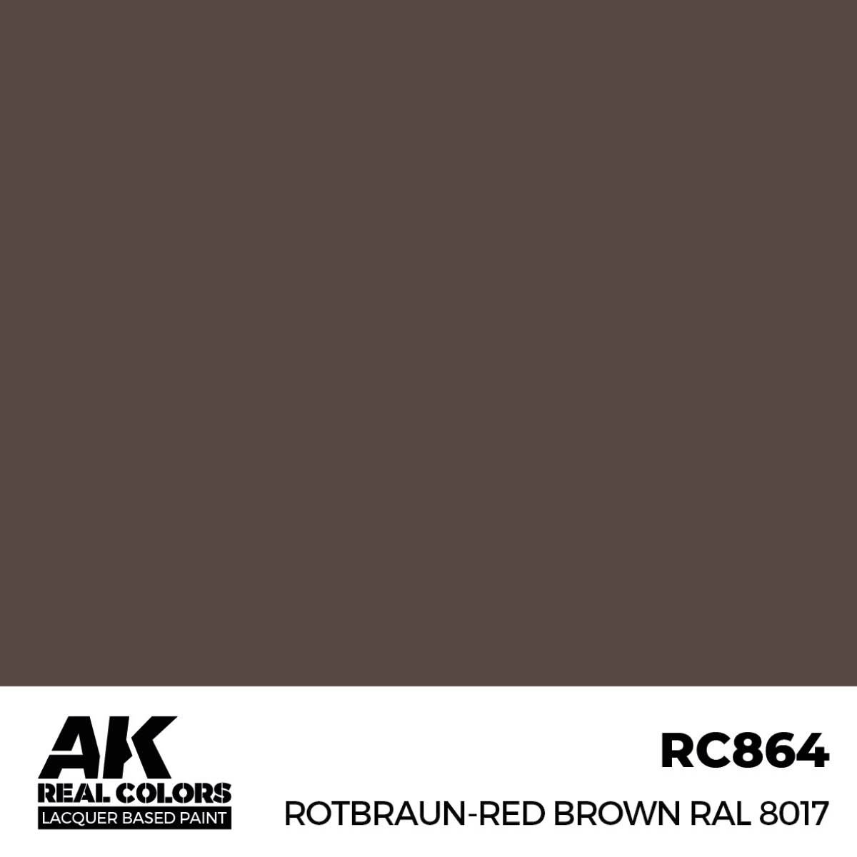 Rotbraun-Red Brown RAL 8017