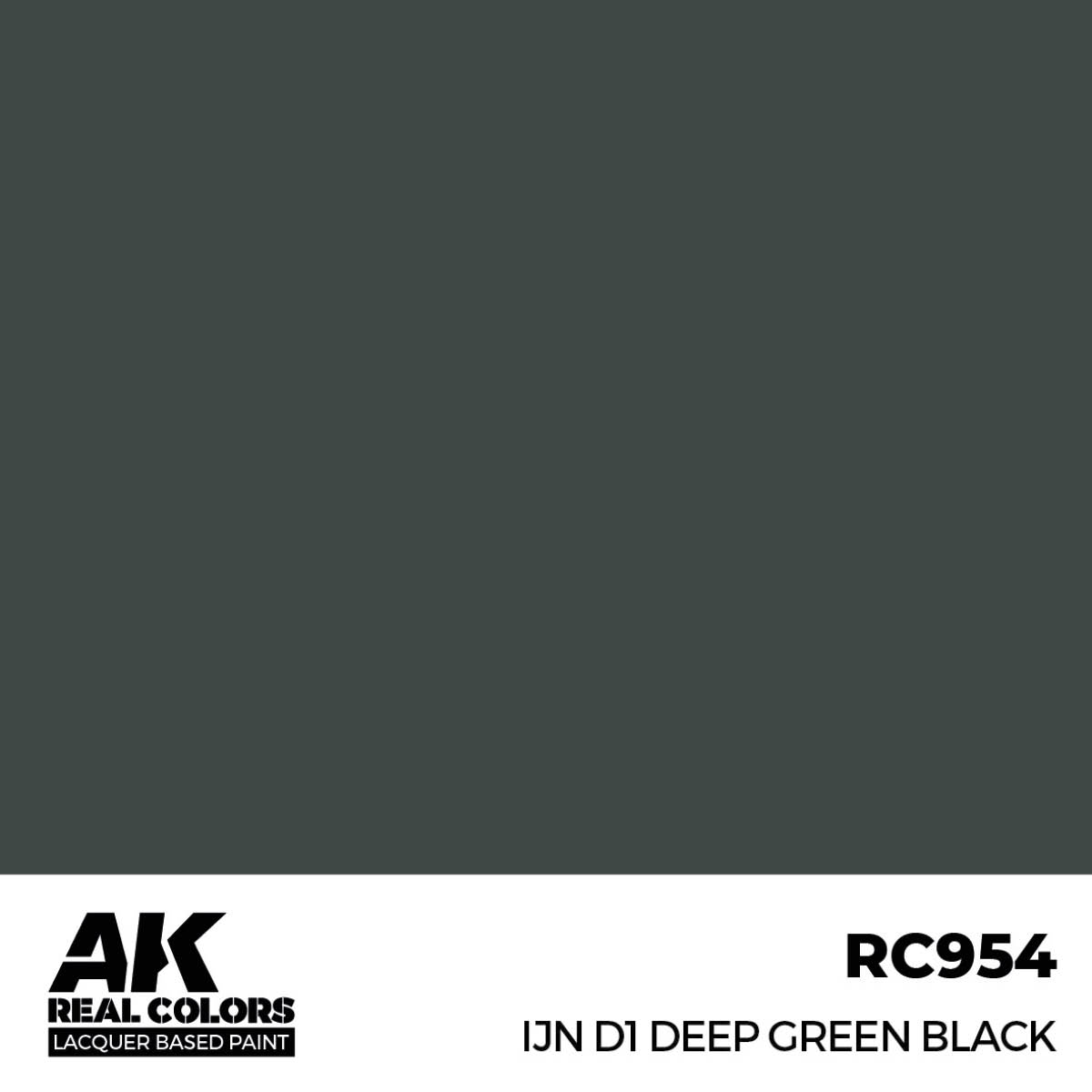 IJN D1 Deep Green Black