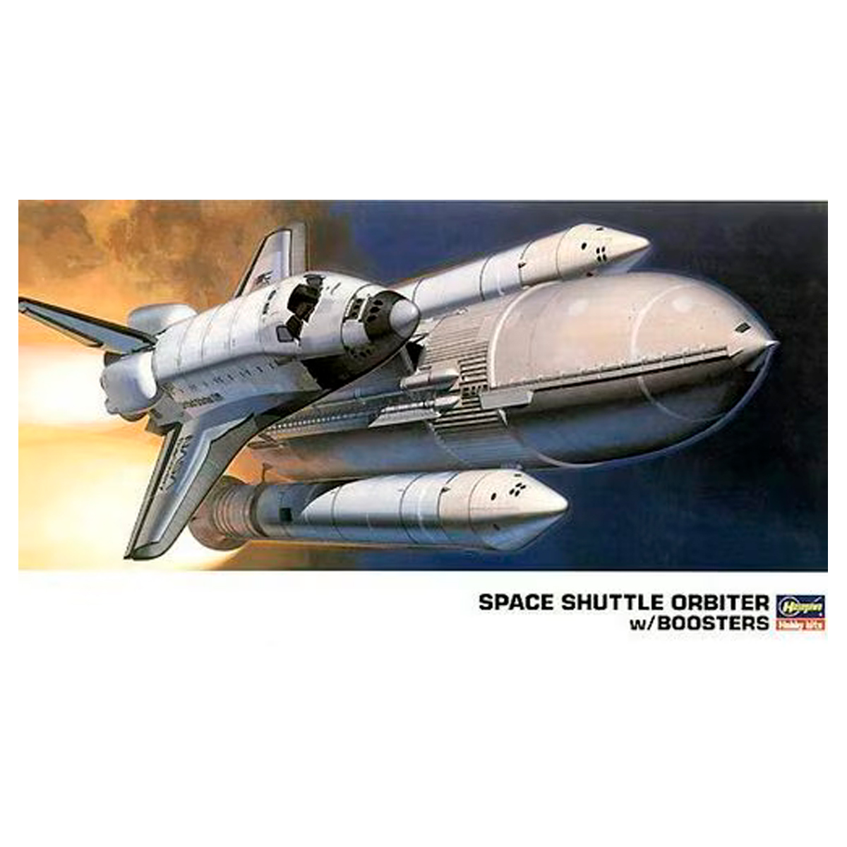 HASEGAWA 1/200 Space Shuttle w/Boosters
