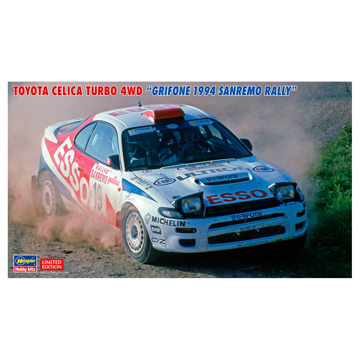 Hasegawa 1/24 Toyota Celica Turbo 4WD «Grifone 1994 San Remo Rally»