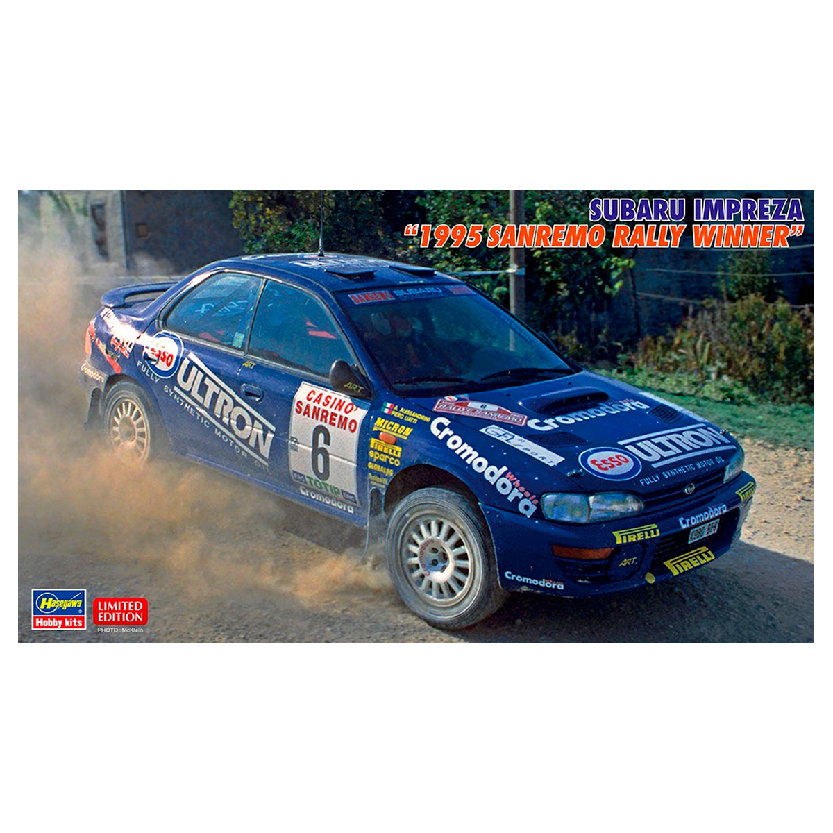 Hasegawa 1/24 Subaru Impreza «1995 Sanremo Rally Winner»