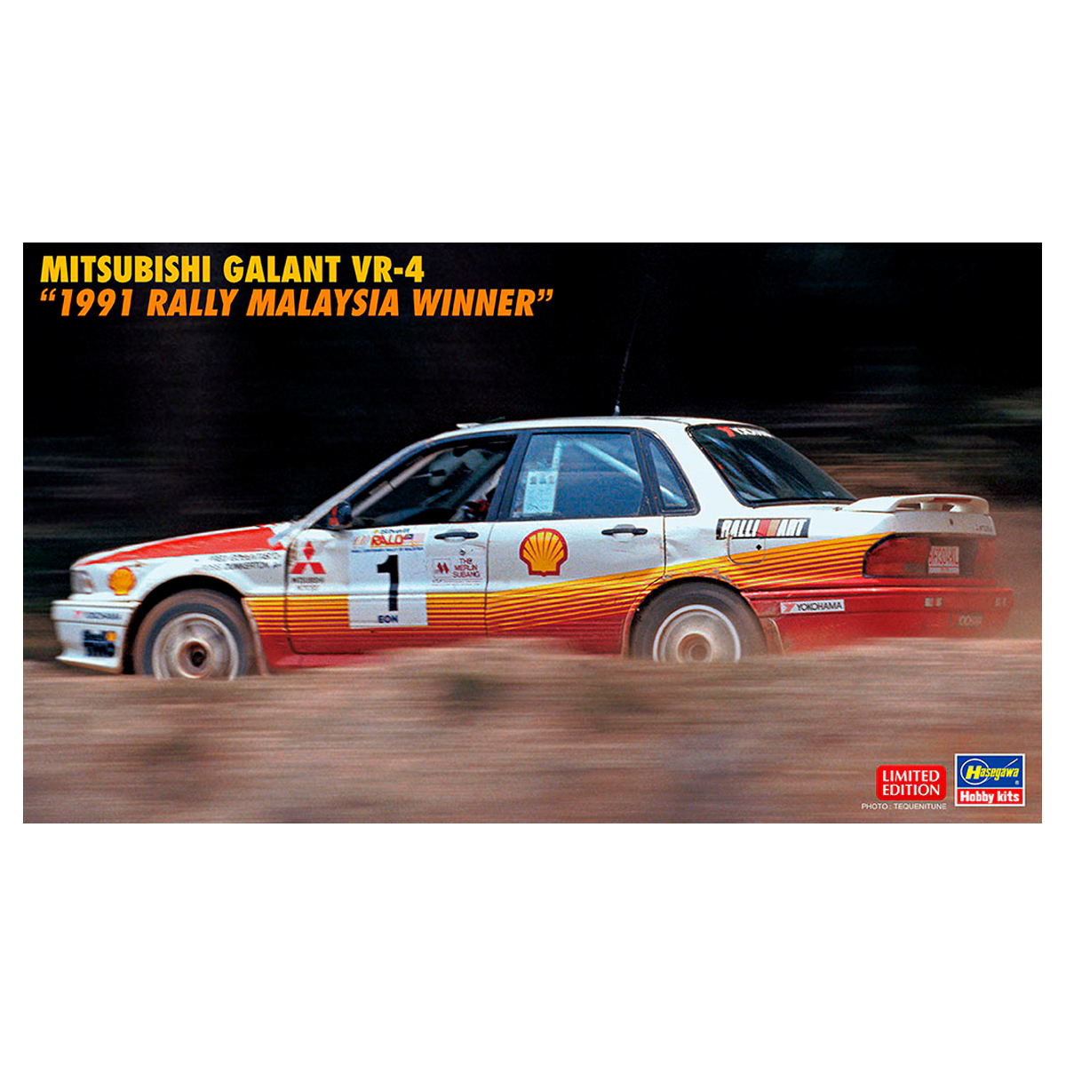 Hasegawa 1/24 Mitsubishi Galant VR-4 «1991 Rally Malaysia Winner»