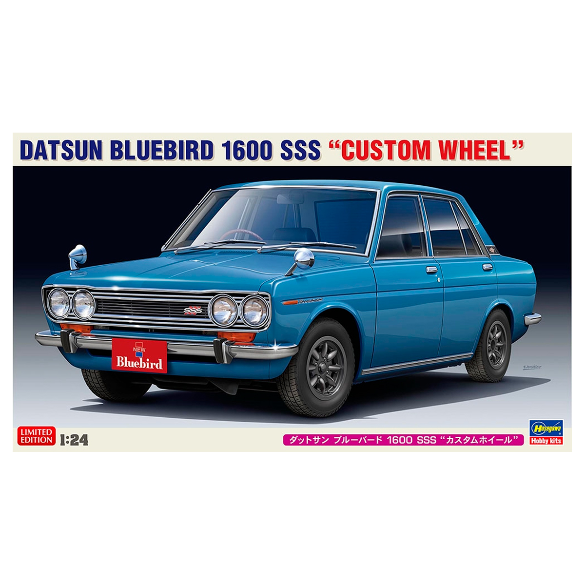 Hasegawa 1/24 Datsun Bluebird 1600 SSS “Custom Wheel” Limited Edition