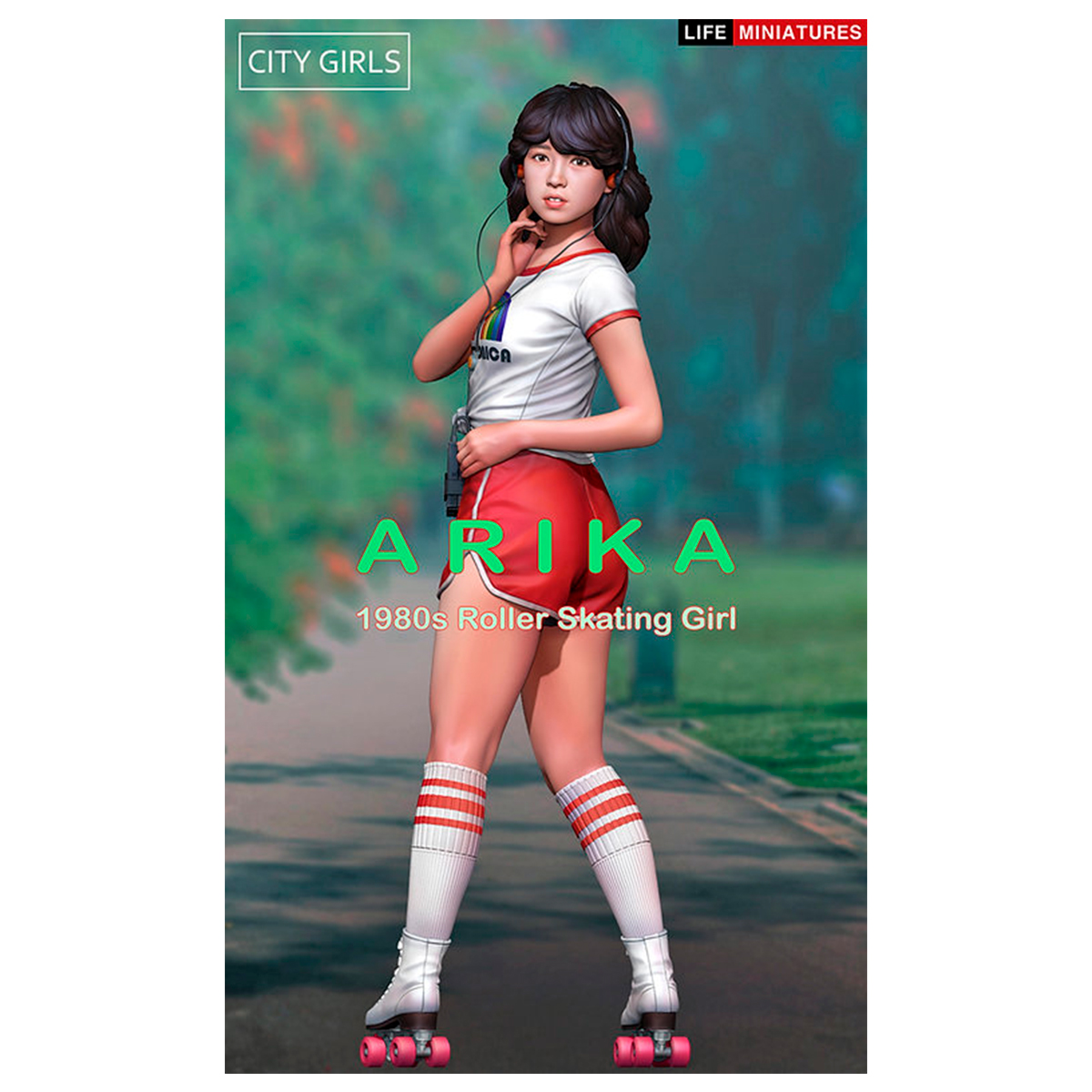 Life Miniatures – Arika, 1980s Roller Skating Girl (1/24 scale)