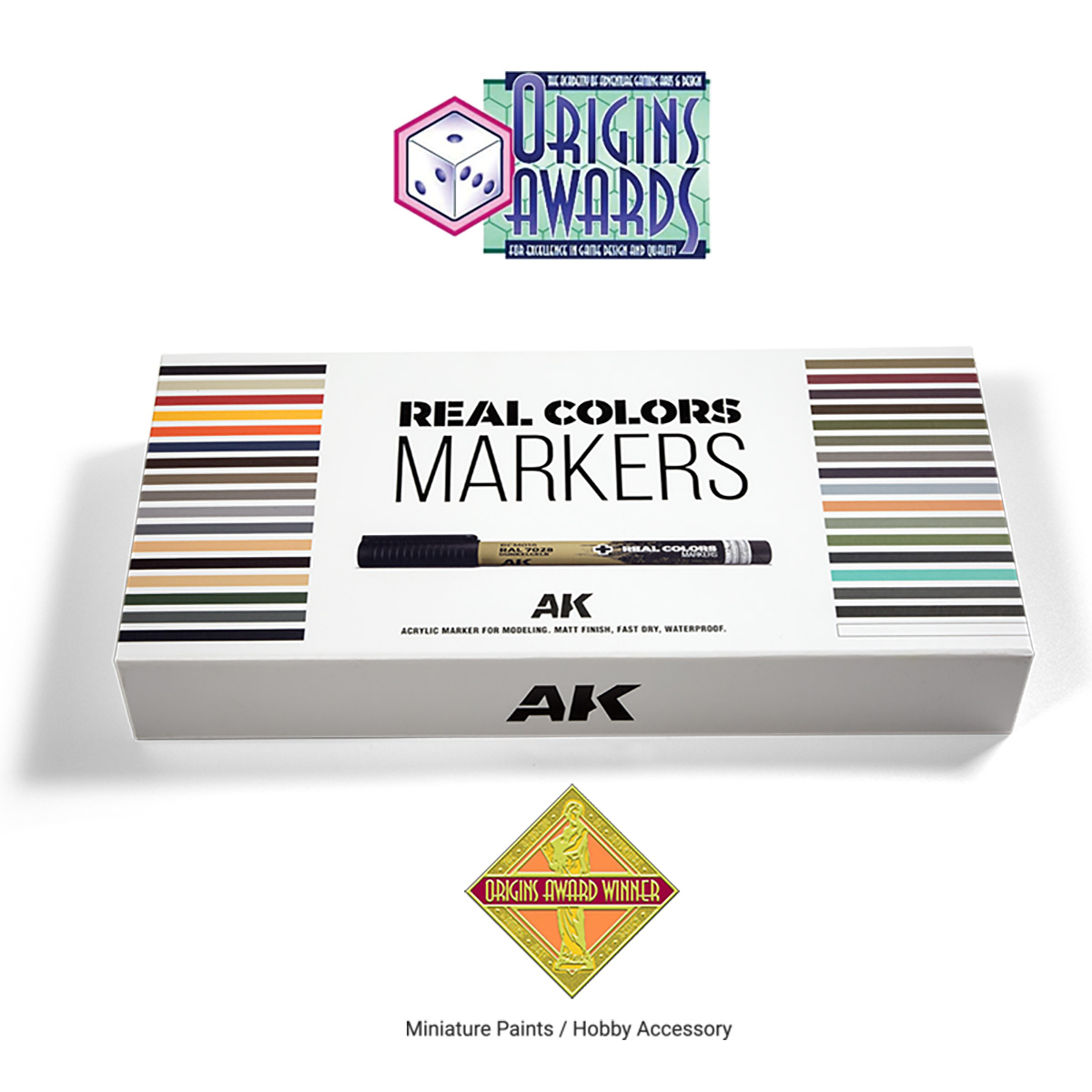 AK Interactive AKM150 Playmakers Full Range Acrylic Paint Set - 34 Units Special Box