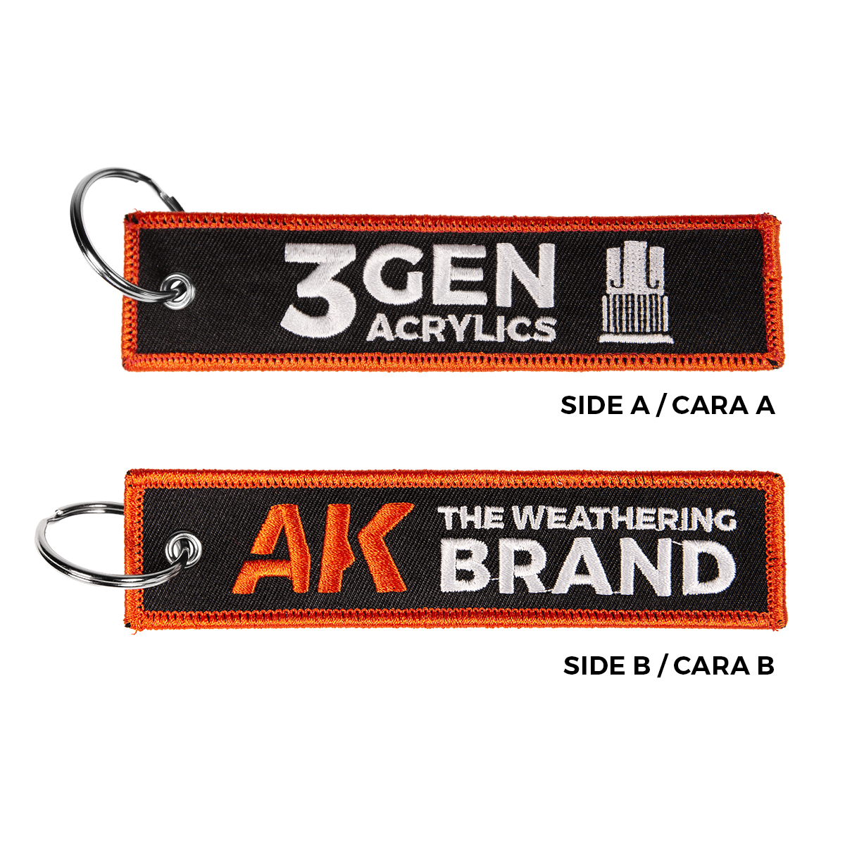 Embroidery Keychain AK 3GEN – Llavero bordado