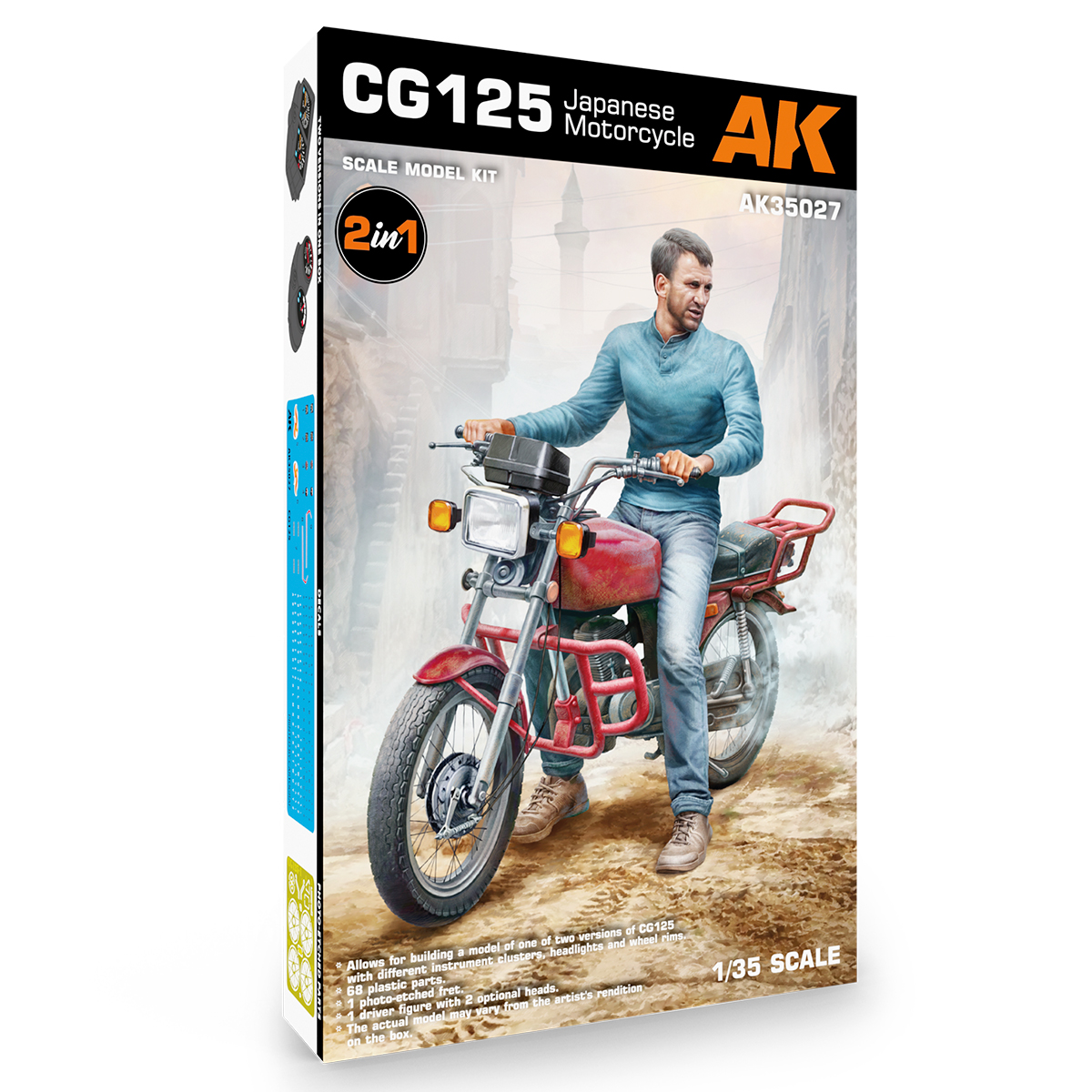 CG125 JAPANESE MOTORCYCLE 1/35