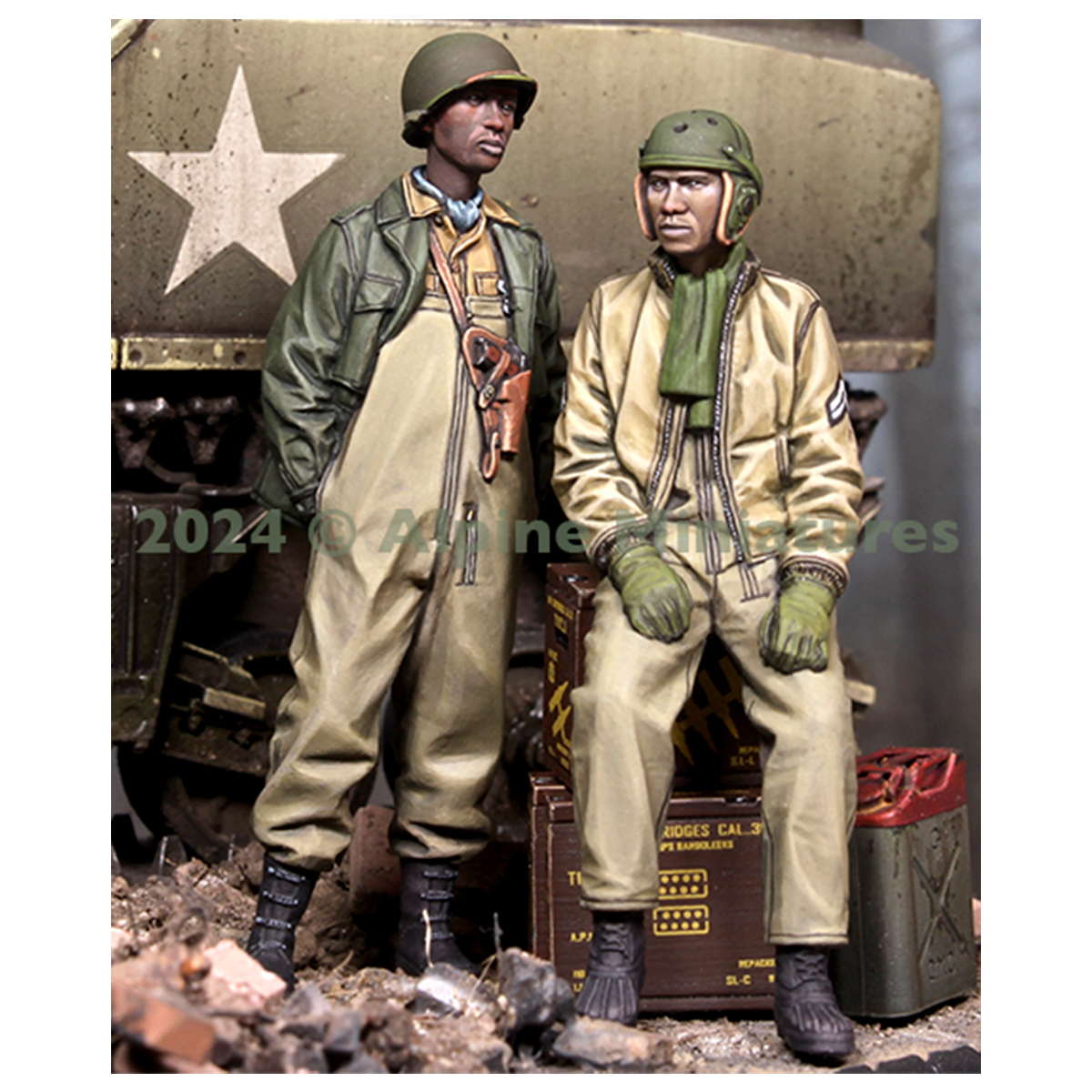 US 761st Tank Battalion Set (2 figs) 1/35