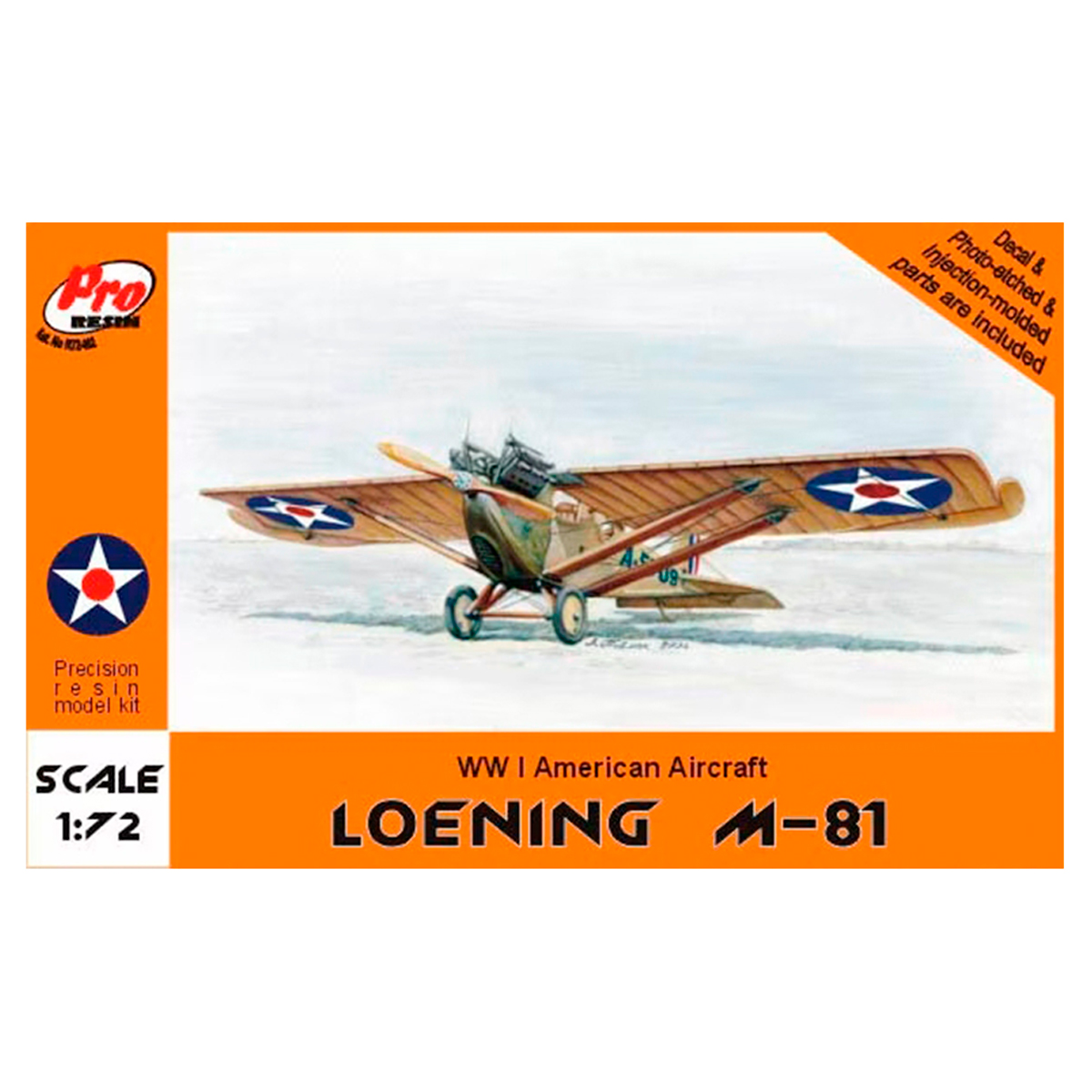 PRO RESIN 1/72 WW I American Aircraft Loening M-8-1