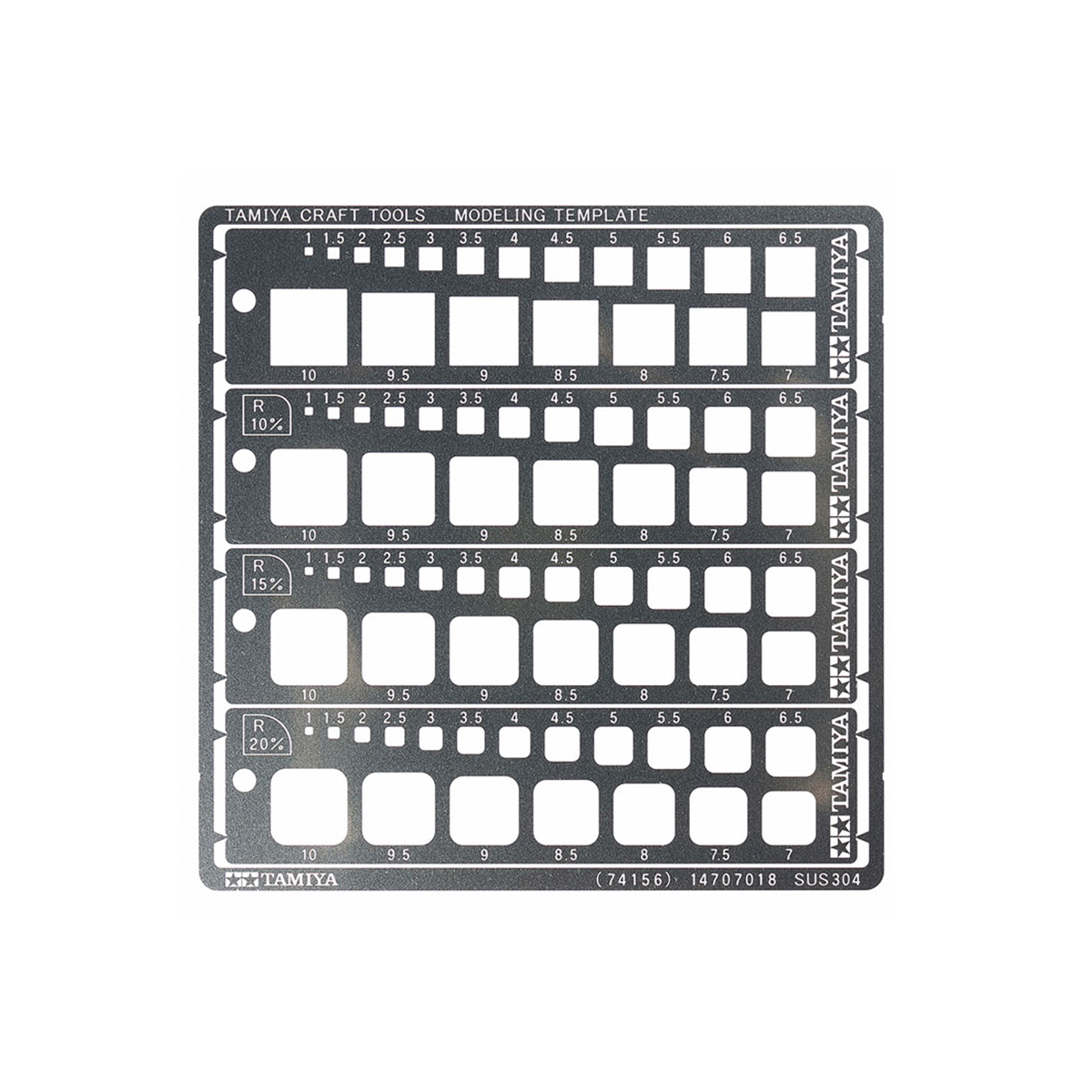 Modelling Template (Square, 1-10mm)