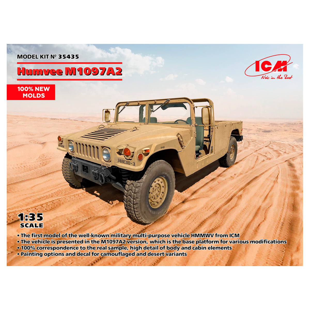 Humvee M1097A2 (100% new molds) 1/35