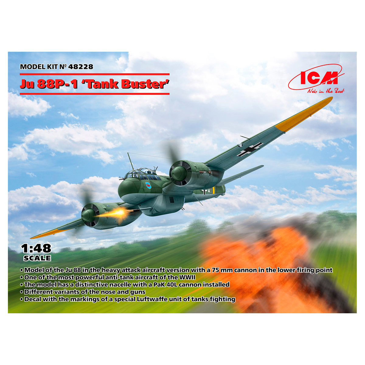 Buy Ju 88P-1 Tank Buster 1/48 online for61,50€ | AK-Interactive