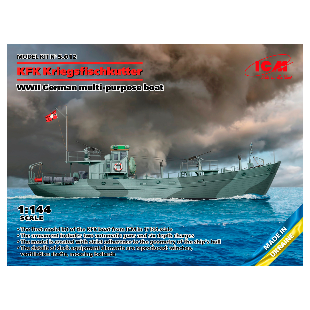 KFK Kriegsfischkutter 1/114 – WWII German multi-purpose boat